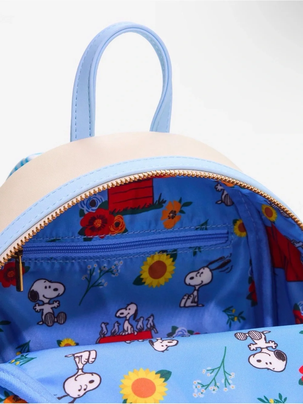 New Peanuts Snoopy Doghouse Gingham Mini Backpack